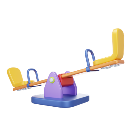 Seesaw  3D Icon