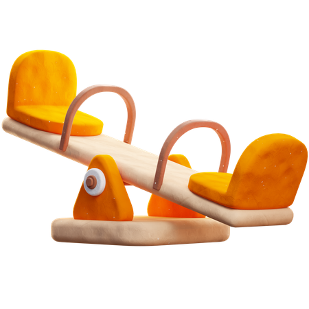 Seesaw  3D Icon