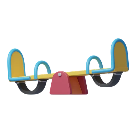 Seesaw  3D Icon