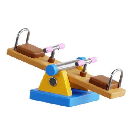 Seesaw  3D Icon