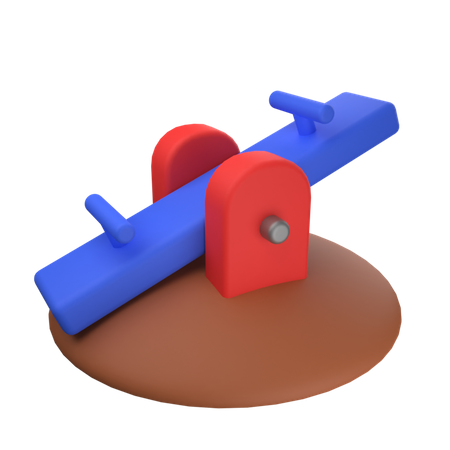 Seesaw  3D Icon