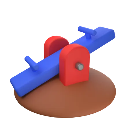 Seesaw  3D Icon