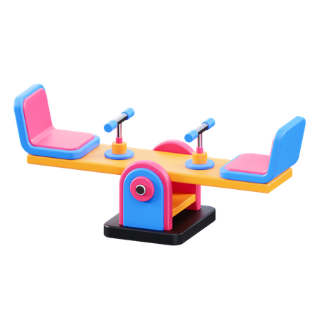 Seesaw  3D Icon