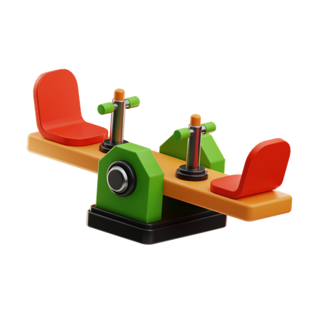 Seesaw  3D Icon