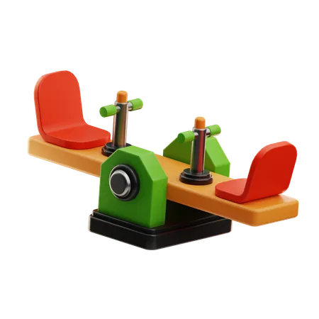 Seesaw  3D Icon