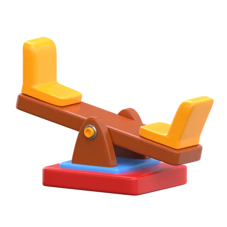 Seesaw  3D Icon