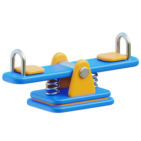 Seesaw  3D Icon