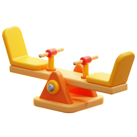 Seesaw  3D Icon