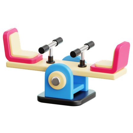 Seesaw  3D Icon