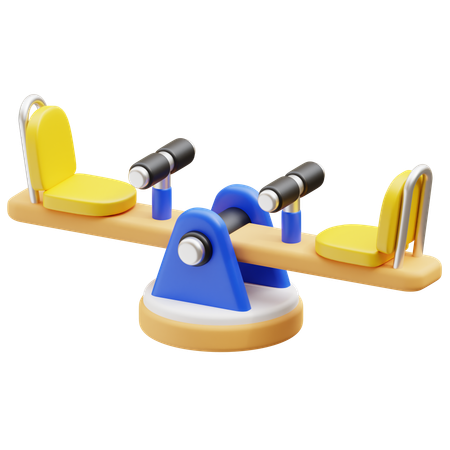 Seesaw  3D Icon