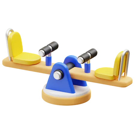 Seesaw  3D Icon