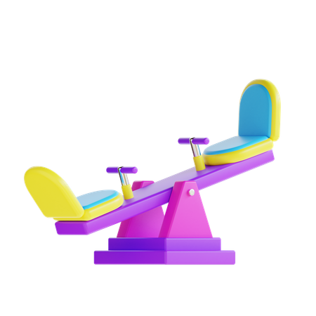 Seesaw  3D Icon