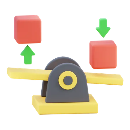 Seesaw  3D Icon