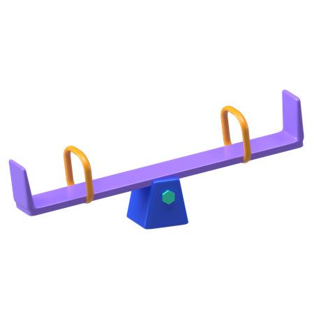 Seesaw  3D Icon