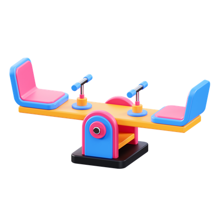 Seesaw  3D Icon