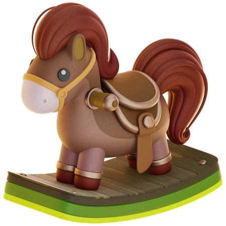 Seesaw Horse  3D Icon