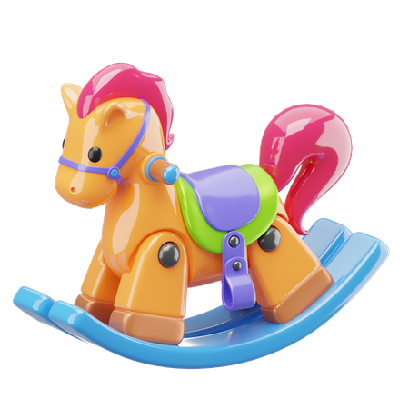 Seesaw Horse  3D Icon