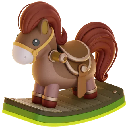 Seesaw Horse  3D Icon