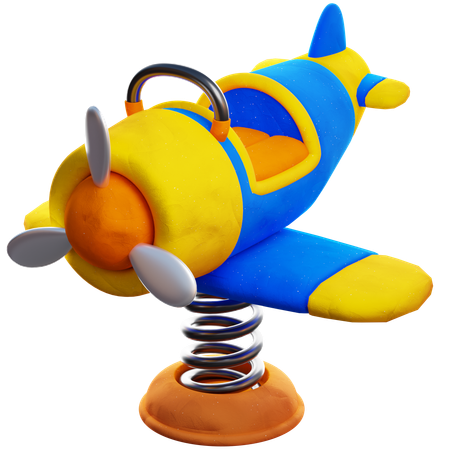 Seesaw Plane  3D Icon