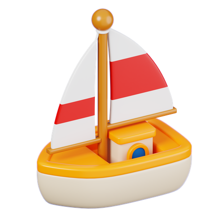 Segelboot  3D Icon