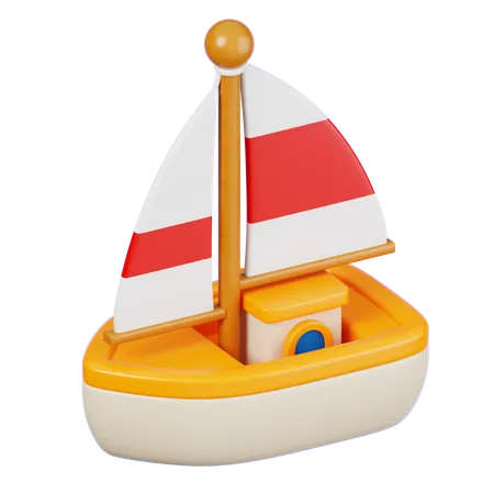 Segelboot  3D Icon