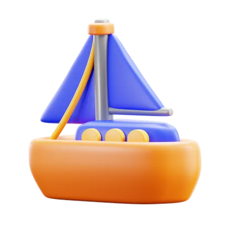 Segelboot  3D Icon