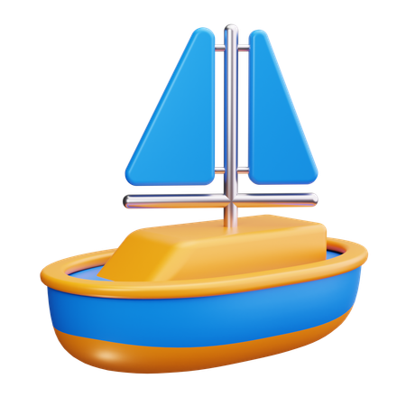 Segelboot  3D Icon