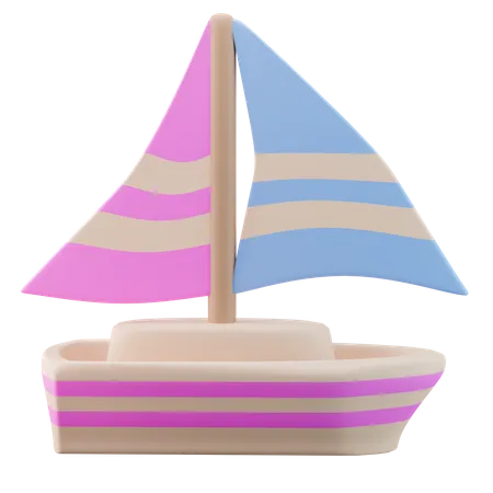 Segelboot  3D Icon