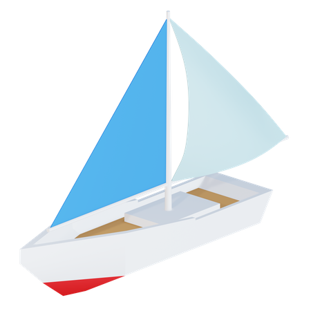 Segelboot  3D Icon