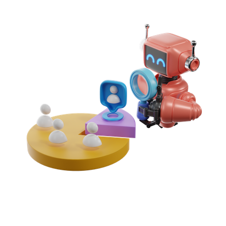 Segmentación de IA  3D Icon