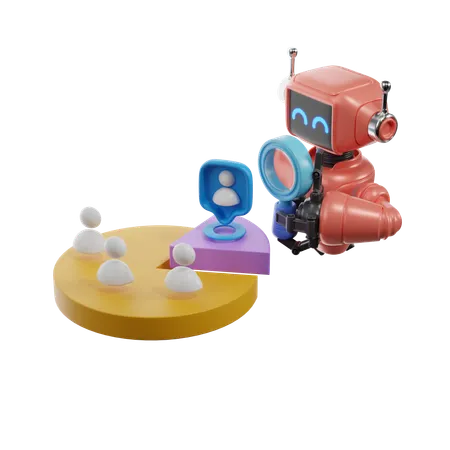 Segmentación de IA  3D Icon