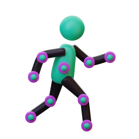 Rastreo de movimiento  3D Icon