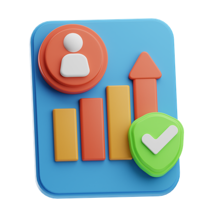 Seguimiento del rendimiento  3D Icon