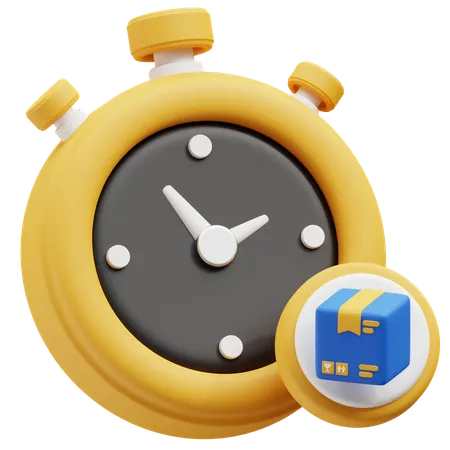 Seguimiento del tiempo  3D Icon