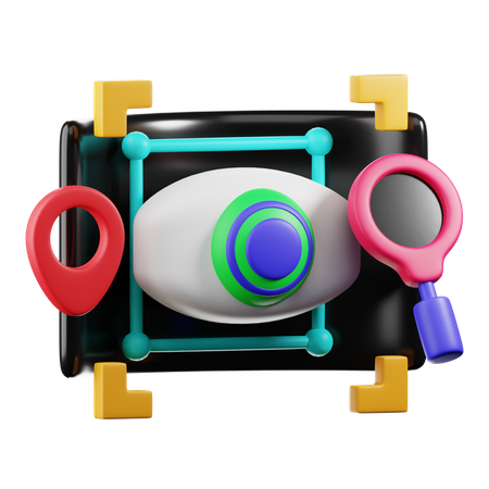 Registro visual  3D Icon