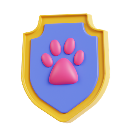 Segurança animal  3D Icon