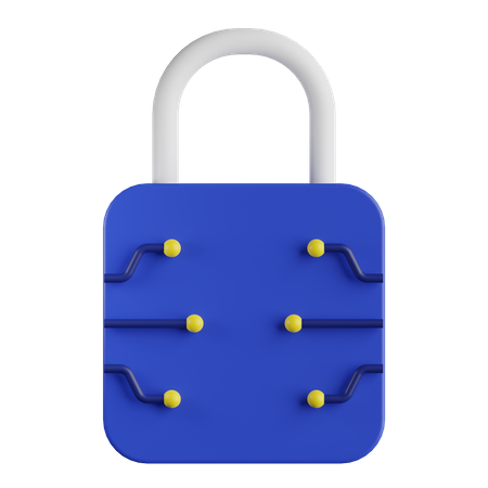 Segurança bitcoin  3D Icon
