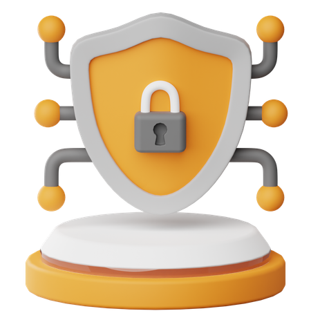Cíber segurança  3D Icon