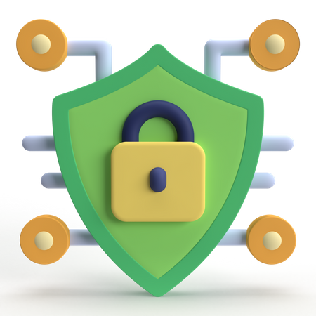 Cíber segurança  3D Icon