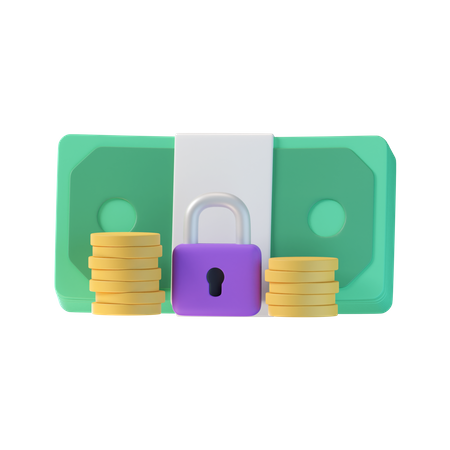 Segurança de pagamento  3D Icon