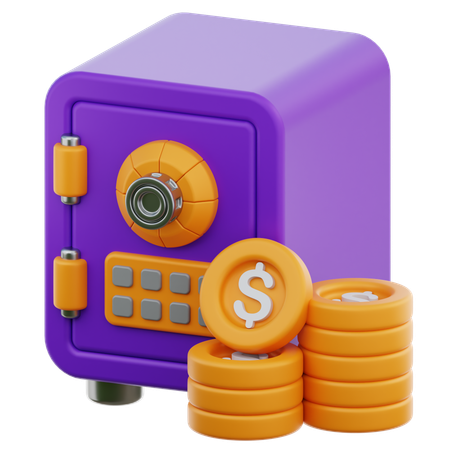 Segurança financeira  3D Icon