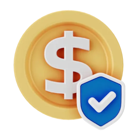 Segurança financeira  3D Icon