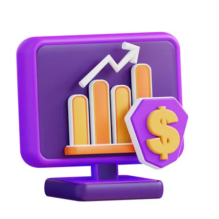 Segurança financeira  3D Icon