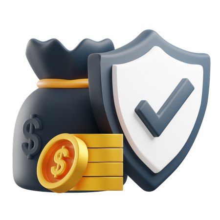 Segurança financeira  3D Icon