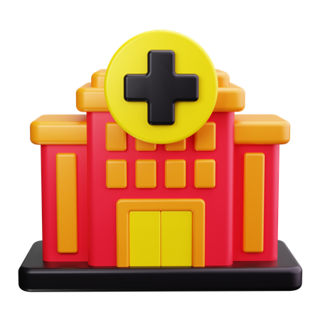 Segurança hospitalar  3D Icon