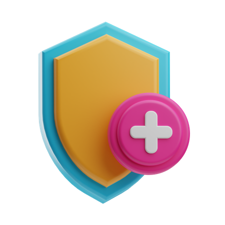 Segurança médica  3D Icon