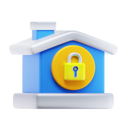 Segurança do lar  3D Icon