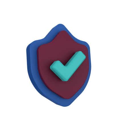 Segurança verificada  3D Icon