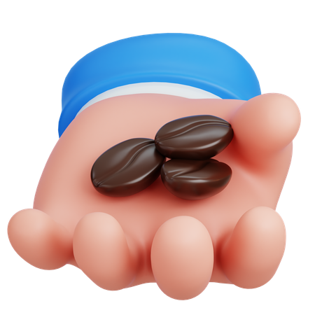 Segurando feijões  3D Icon