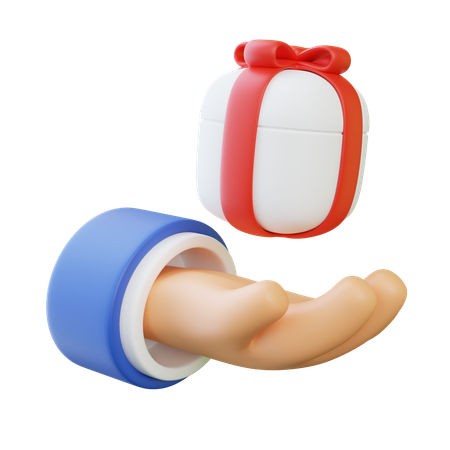 Segurando presente  3D Icon